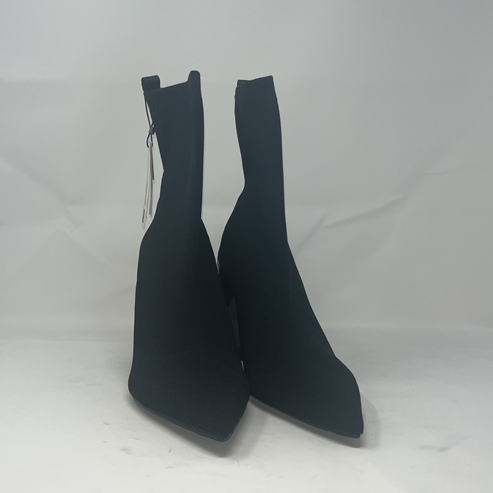 ZARA FABRIC HEELED ANKLE BOOTS SZ 9 EU 40 - Picture 10 of 12